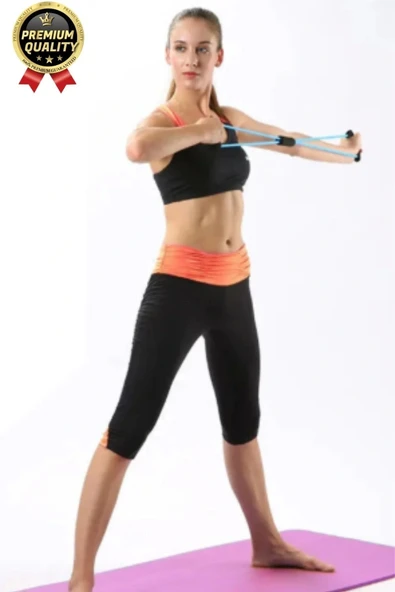 Özel Üretim Spor Aleti Kas Açma Germe Dayanıklı Pilates Jimnastik Yoga Egzersiz Direnç Lastiği - 5