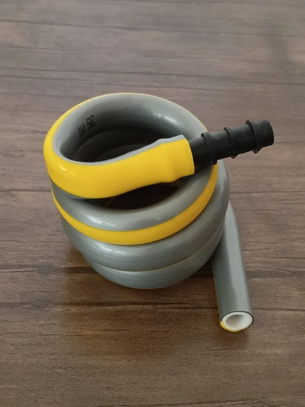 Wc Hortummatik Spiral Taharet Hortumu (Sarı-Gri) - 2