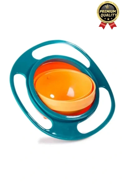 Özel Seri Kolay Temizlenir Dayanıklı Bpa İçermez 360 Derece Dönen Dökülmeyen Bebek Mama Kasesi - 7