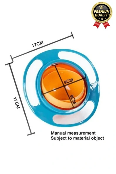 Özel Seri Kolay Temizlenir Dayanıklı Bpa İçermez 360 Derece Dönen Dökülmeyen Bebek Mama Kasesi - 4