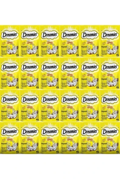 Dreamies Kedi Ödül Maması Peynirli 60 gr X 24 Adet - 1