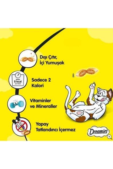 Dreamies Ördekli Kedi Ödül Maması 24x60gr - 3