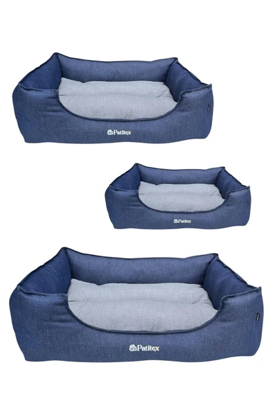 PATİTEX Kedi-köpek Yatak - Yıkanabilir Yatak -Gabardin Kumaş -Kaliteli Köpek Yatakları