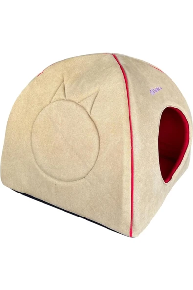 PATİTEX Kedi Köpek Yatağı-kedi Evi -kedi Alaska Evi-kedi Eskimo Evi-kedi Mağarası-trio - 4