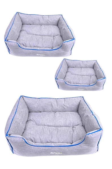 PATİTEX Kedi-Köpek Yatak - Yıkanabilir Yatak A Kalite -Gabardin Kumaş -Kaliteli Köpek Yatakları