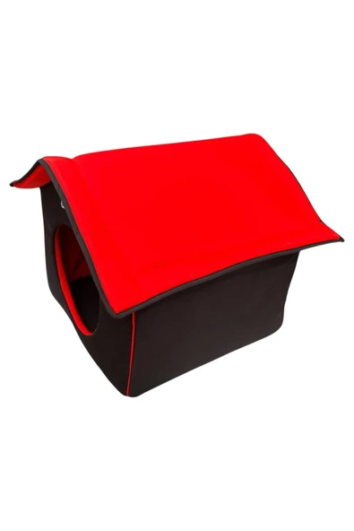 PATİTEX Kedi Kulübeleri - Köpek Kulübeleri - Yıkanabilir Yatak - Kalın Süngerli- Gabardin Kumaş - 3