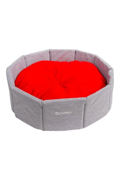 PATİTEX Simit Kedi Yatak- Simit Kopek Yatak- Sıvı Geçirmez- Kedi Köpek Yatağı Minderli -iç Mekan Yatak - 2