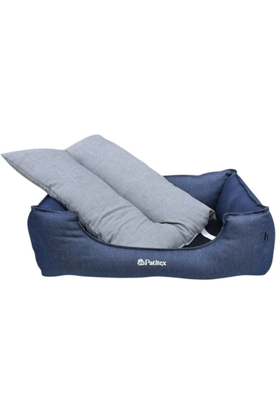 PATİTEX Kedi-köpek Yatak - Yıkanabilir Yatak -Gabardin Kumaş -Kaliteli Köpek Yatakları - 4