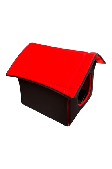 PATİTEX Kedi Kulübeleri - Köpek Kulübeleri - Yıkanabilir Yatak - Kalın Süngerli- Gabardin Kumaş - 4