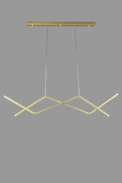 LEGACY  Utku Modern Tasarım Eskitme Renk Yemek Masası Üstü - Mutfak - Salon Beyaz Led 2 Li Avize - Resim 5