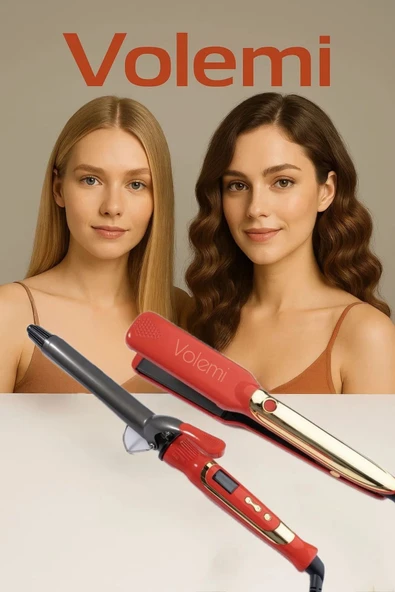 Volemi V-0095 Profesyonel 2'si 1 Arada Saç Şekillendirici – Düzleştirici - Resim 5