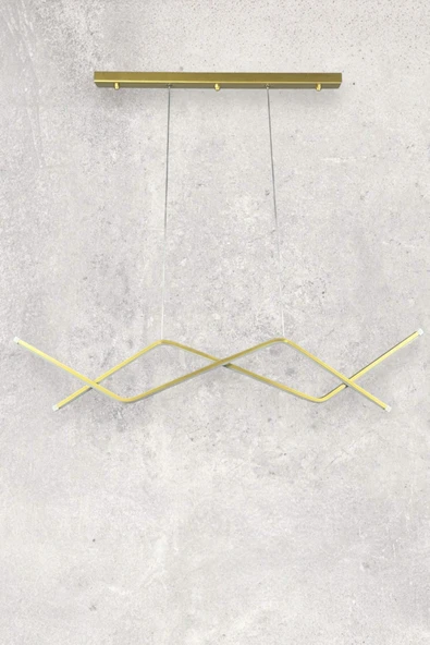 LEGACY  Utku Modern Tasarım Eskitme Renk Yemek Masası Üstü - Mutfak - Salon Beyaz Led 2 Li Avize - Resim 4