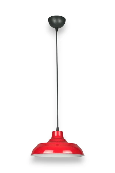 LEGACY  Çakır Kırmızı Modern Metal Salon - Mutfak - Cafe Sıvama Tekli Sarkıt Avize - Resim 4