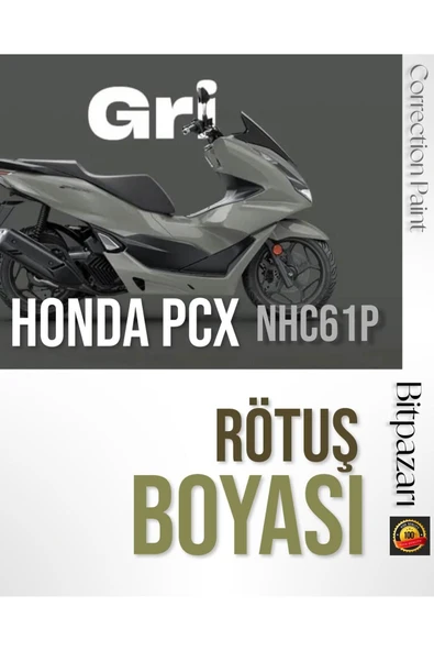 Kod- Sh125 Nhc61p - Honda Pcx Profesyonel Rötüş Boyası - Nardo Gri - 1