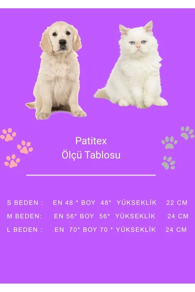 PATİTEX Lüx Konfor Koltuk- Kedi Köpek Yatak- Kendinden Minderli -Yıkanabilir - Gabardin Kumaş- Koltuk Yatak - 5