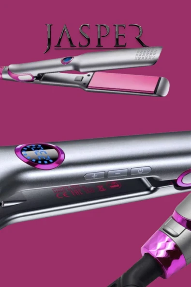 Volemi V-003 Geniş Plakalı Saç Düzleştirici | Hızlı Isınma, Dijital Led Ekran Parlak Pürüzsüz Saçlar - Resim 11