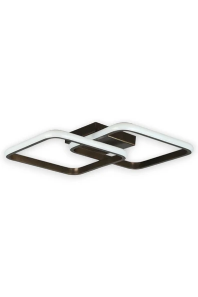 LEGACY  Kira Modern Tasarım Bronz Renk Salon - Mutfak - Hol Beyaz Led 2 Li Avize - Resim 5