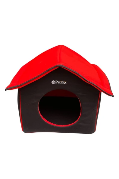 PATİTEX Kedi Kulübeleri - Köpek Kulübeleri - Yıkanabilir Yatak - Kalın Süngerli- Gabardin Kumaş - 2