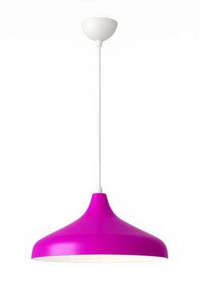 LEGACY  Nil Fuşya Renk Özel Tasarım Modern Dekoratif Cafe Sarkıt Cafe - Mutfak Tekli Avize - Resim 4