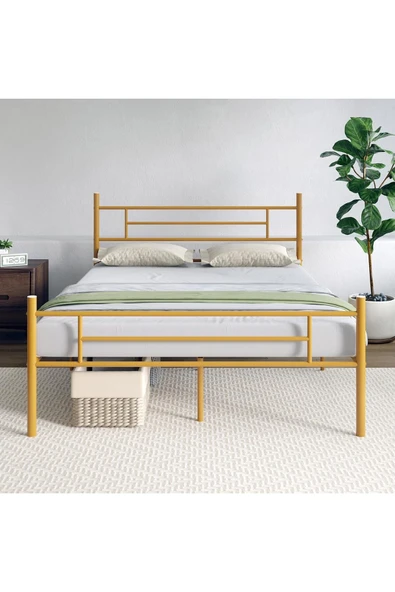 Özgök Tarım Özgök Tarım CNDHOME Metal Karyola HSN Metal Karyola Siyah Renk, Çift Kişilik, Ölçü Seçenekli 160x200 ürün görseli 1