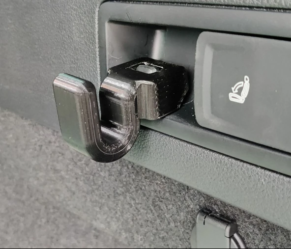 print studio VolksWagen Passat B8 için Alışveriş Çantası Kanca Uzantısı - Resim 2