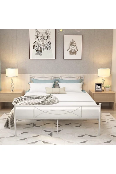 Özgök Tarım Metal Karyola HSN Metal Karyola   Renk ve Ölçü Seçenekli 120x200 ürün görseli