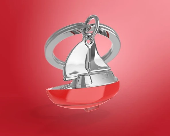 Metalmorphose Yelkenli Tekne Anahtarlık - Resim 2