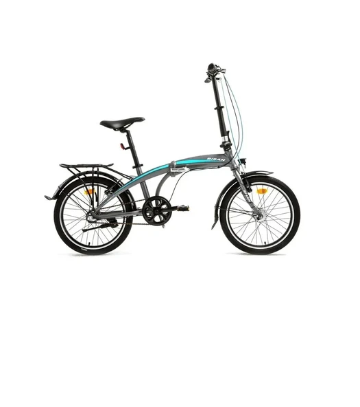 BİSAN FX 3500-NX3 KATLANIR BİSİKLET 32CM V 20 JANT NEX.3 VİTES METALİK GRİ MAVİ ürün görseli 1