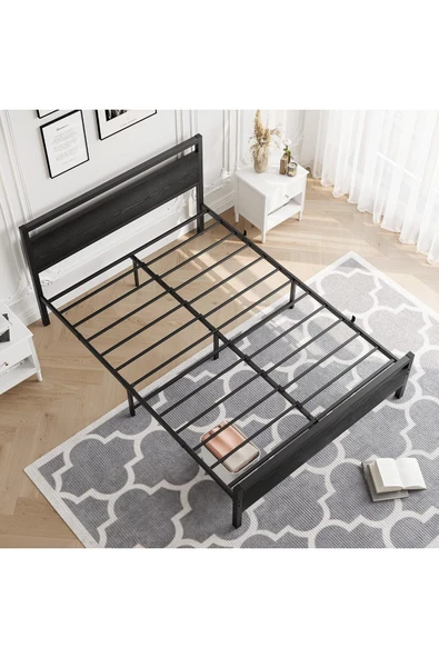 Özgök Tarım Metal Karyola, HSN XL Metal Karyola Renk seçenekli, Çift Kişilik 140x190 - Resim 4