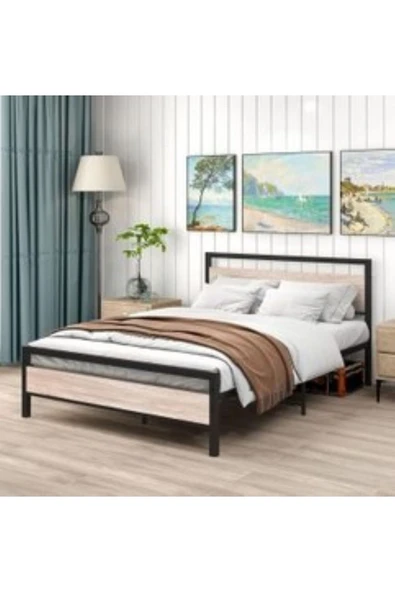 Özgök Tarım Metal Karyola, HSN XL Metal Karyola Renk seçenekli, Çift Kişilik 140x200 - Resim 2