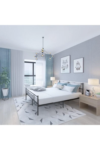Özgök Tarım Metal Karyola Renk ve Ölçü Seçenekli 140x200 - Resim 3