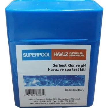 Superpool Haplı Ph-Cl Test Kiti-pH and Cl Test Kit-Tablet-ToptancıyızBiz - Resim 2