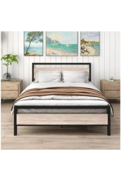 Özgök Tarım Metal Karyola, HSN XL Metal Karyola Renk seçenekli, Çift Kişilik 140x200 - Resim 4