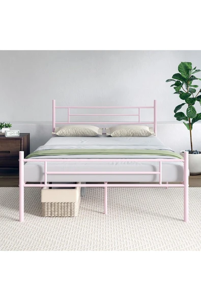 Özgök Tarım Özgök Tarım CNDHOME Metal Karyola HSN Metal Karyola Siyah Renk, Çift Kişilik, Ölçü Seçenekli 150x200 - 1