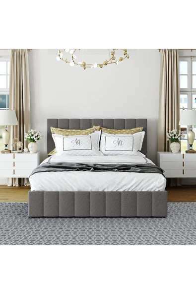 Özgök Tarım HSN Çift Kişilik Sandıklı Baza Başlık Seti RENK SEÇENEKLİ (YATAK DAHİL DEĞİLDİR) 140x200 - 1