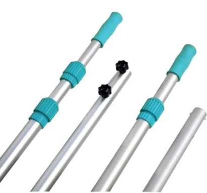 Gemaş Havuz Temizlik Teleskobik Süpürge-Kepçe-Fırça Sapı 2 x 2 m-Telescopic Cleaner Poles-ToptancıyızBiz - Resim 2