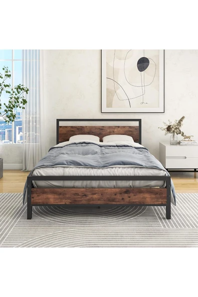 Özgök Tarım Metal Karyola, HSN XL Metal Karyola Renk seçenekli, Çift Kişilik 140x190 - 1