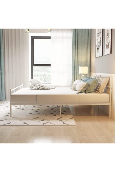 Özgök Tarım Metal Karyola HSN Metal Karyola   Renk ve Ölçü Seçenekli 120x200 - Resim 3