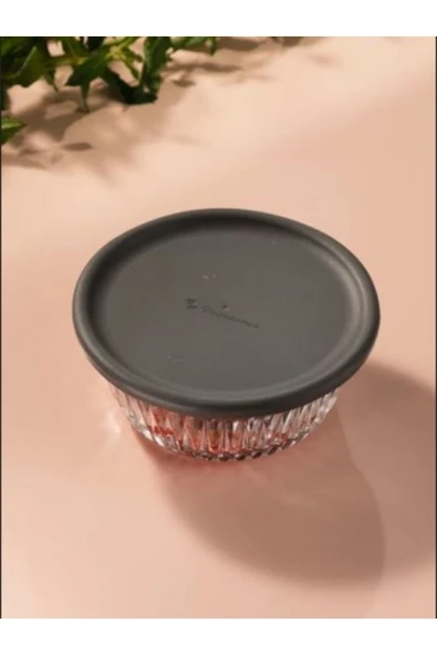 530156 Frezya 8'li Gri Kapaklı Kase Saklama Kabı - 2