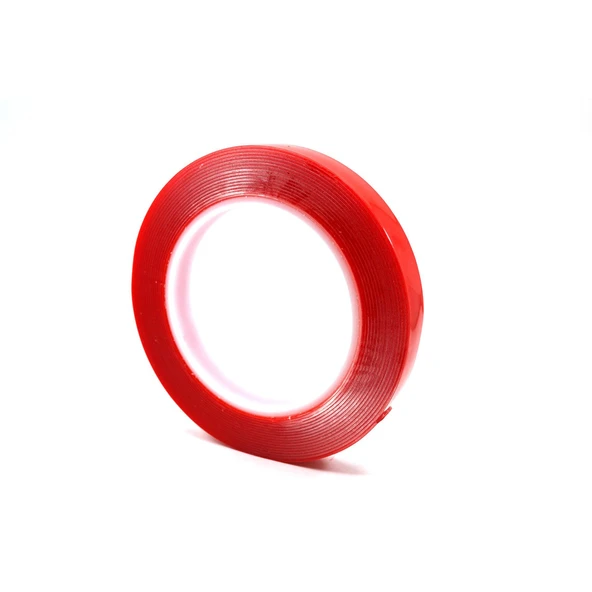 Çift Taraflı Silikon Bant Montaj Bandı Şeffaf 10 mm x 5 Metre Güçlü Çok Amaçlı Yapıştırıcı 1 Adet - Resim 5