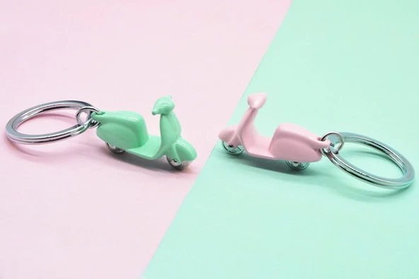 Metalmorphose Scooter Anahtarlık Pembe - Resim 7