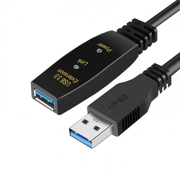 Usb 3.0 extension güçlendirilmiş uzatma kablosu 15m USB 3.0 uzatma kablosu - 5