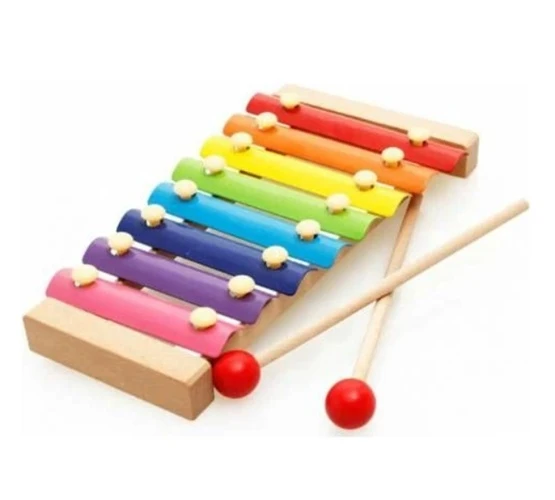 Bamtebi Model Ahşap Ksilofon 8 Nota 8 Ton 8 Tuşlu 25 Cm ürün görseli 1