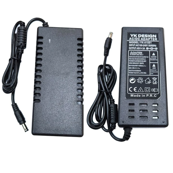 48v 3A Adaptör AC-DC 48 volt 3 amper 5.5*2.5mm standart uçlu adaptör - Resim 4