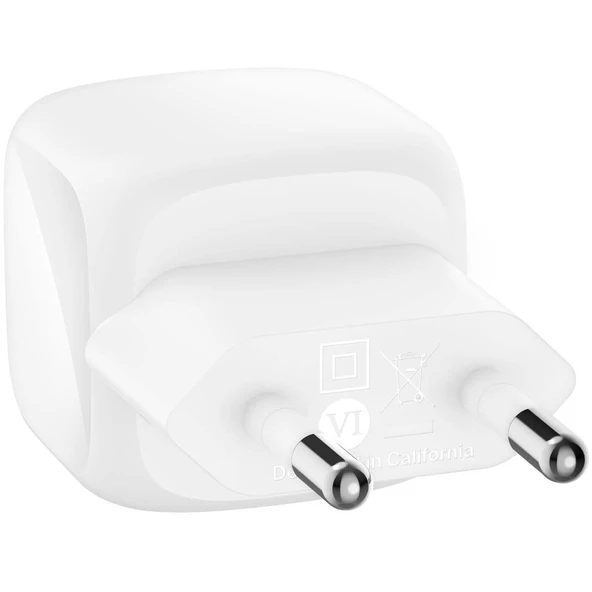 Belkin Boost Compact USB-C PD 3.1 30W Şarj Cihazı, Beyaz - Resim 2