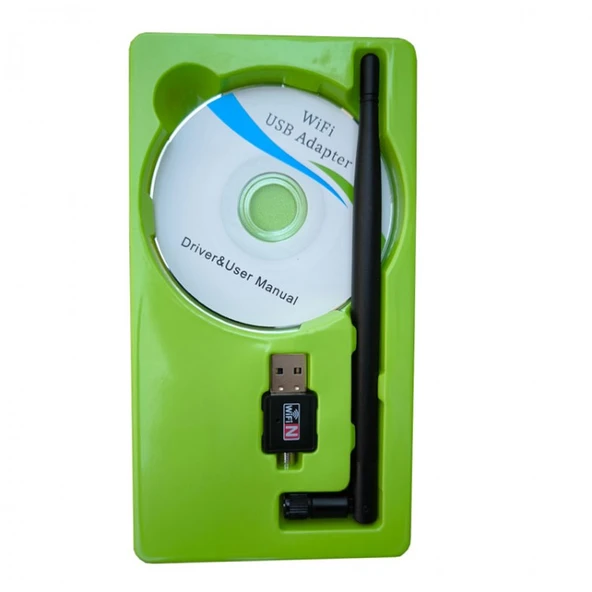 Usb 1200 mbps wireless wifi adaptör 2.4 Ghz 5 dbı antenli wifi adapter - Resim 2