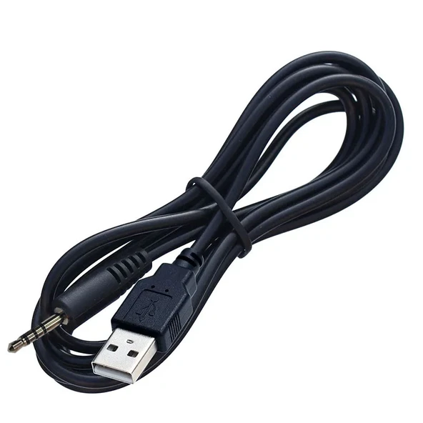 usb 2.0 to 2.5mm 4 boğum  Stereo 4 kutuplu şarj ve data kablosu - 4