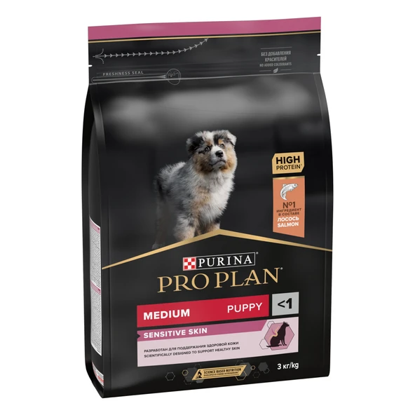 Proplan Puppy Medium Sensitive Skin Somonlu Yavru Köpek Maması 12 Kg