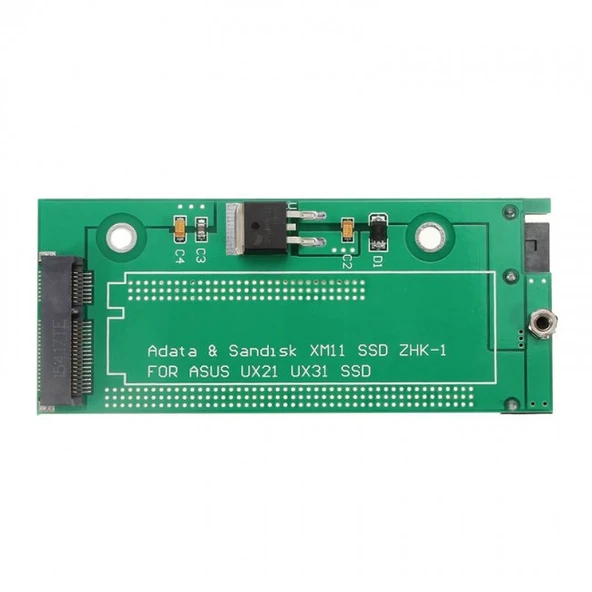 Msata UX31 UX21 Sandisk XM11 to sata çevirici dönüştürücü adaptör ürün görseli