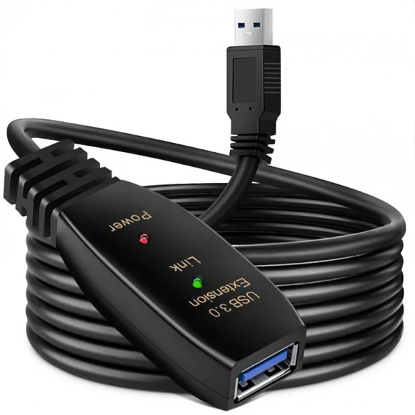 Usb 3.0 extension güçlendirilmiş uzatma kablosu 15m USB 3.0 uzatma kablosu